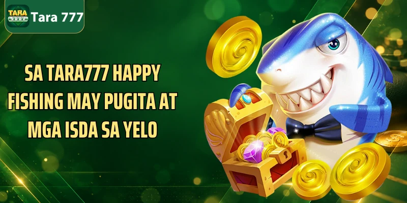 Sa Tara777 Happy Fishing may pugita at mga isda sa yelo