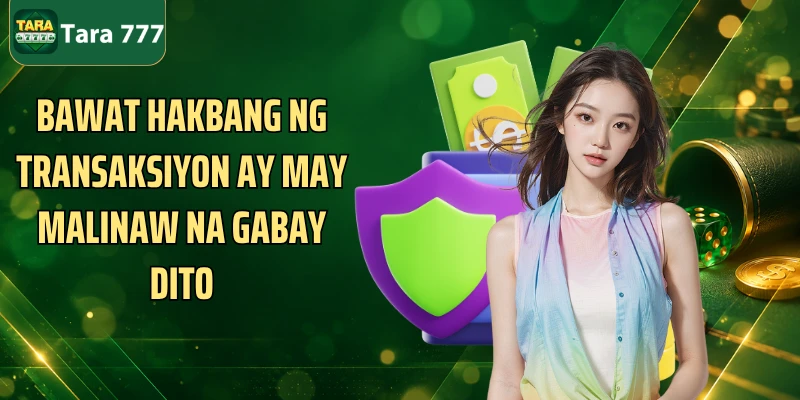 Bawat hakbang ng transaksiyon ay may malinaw na gabay dito