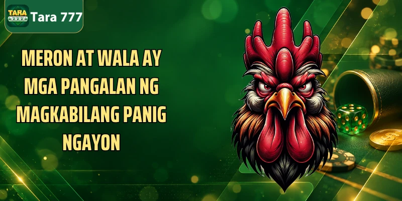 Meron at Wala ay mga pangalan ng magkabilang panig ngayon