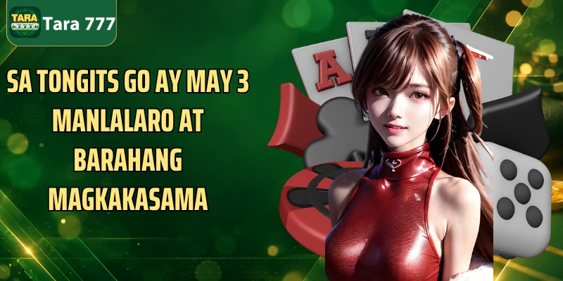 Sa Tongits Go ay may 3 manlalaro at barahang magkakasama